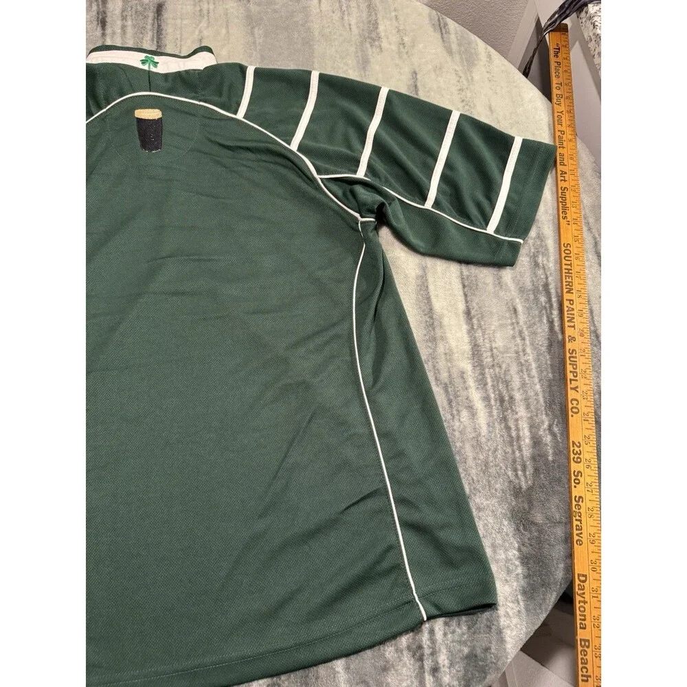 MENS LFR IRELAND Rugby SHIRT Live For Rugby Irish Heavy Duty JERSEY Size L